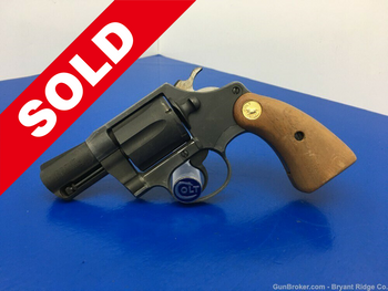 1983 Colt Agent .38 Spl 2" *SCARCE PARKERIZED MATTE BLUE FINISH* Amazing