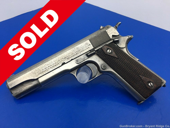 Remington-U.M.C. M1911A1 .45acp *AMAZING PIECE OF WW1 HISTORY* Stunning