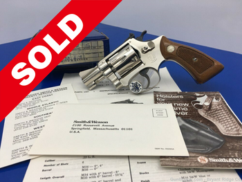 1981 Smith and Wesson 34-1 .22 LR *ULTRA RARE 2" NICKEL MODEL*