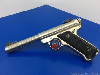 1990 Ruger Mark II Target .22 LR Stainless 5.5" *INCREDIBLE TARGET PISTOL*