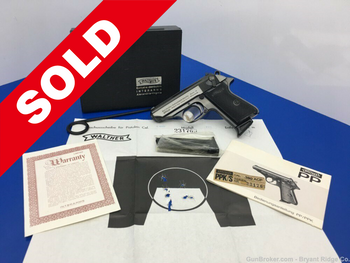 1978 Walther PPK/S 9mm Blued 3.3" *FACTORY TEST FIRE TARGET*