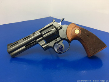 1971 Colt Python .357 Mag Blue 4" *FACTORY TEST FIRE TARGET* Stunning Piece