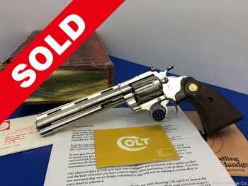 1994 Colt Grizzly .357 Mag Stainless 6" *ULTRA RARE 1 OF ONLY 1,000 MADE*