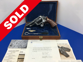 1976 Smith & Wesson 29-2 4" *GORGEOUS FACTORY ENGRAVED w/FACTORY LETTER*