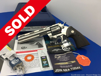 2020 Colt Python .357 Mag Stainless 6" *INCREDIBLE SNAKE SERIES REVOLVER*