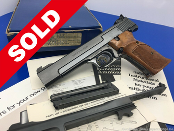 1981 Smith and Wesson 41 .22 LR Blue 5.5" *WITH INTERCHANGEABLE 7" BARREL*