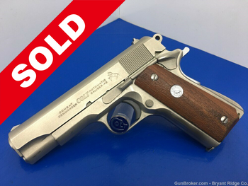 1972 Colt Combat Commander .45ACP 4.25" *RARE SATIN NICKEL FINISH* Amazing