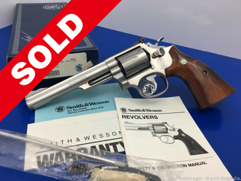1990 Smith Wesson 66-3 .357 Mag Stainless 6" *1 OF 500 EVER MADE*