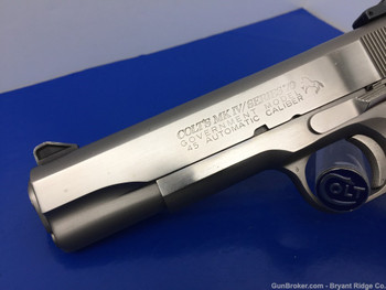 Colt Government MKIV Series 70 .45ACP *RARE SATIN NICKEL FINISH* Incredible