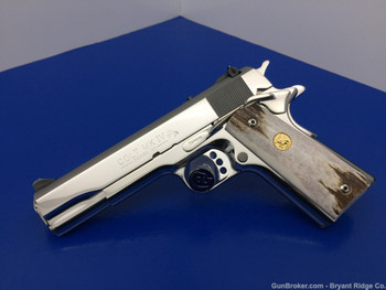 1985 Colt Government MKIV .45acp *ABSOLUTELY BREATHTAKING BRIGHT STAINLESS*