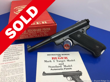 1982 Ruger Standard .22 Lr Blue 4.75" *AMAZING POST RED EAGLE*