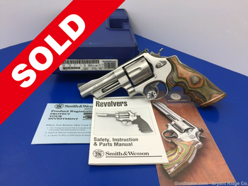 1996 Smith Wesson 625-6 Pre-Lock "MOUNTAIN GUN" 4" *DESIRABLE .45colt MODEL