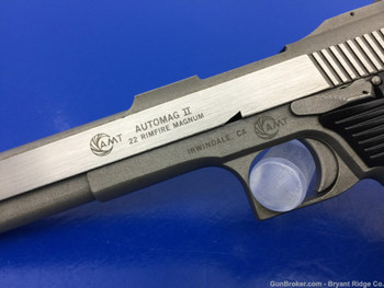 AMT Automag II .22 WMR Stainless 6" *INCREDIBLE SEMI-AUTO RIMFIRE PISTOL*