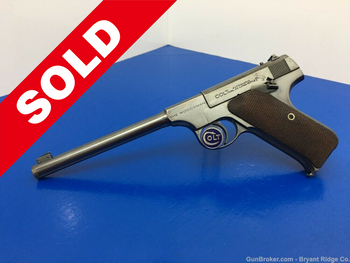 1930 Colt Woodsman .22 LR 6 5/8" Blue *EARLY FIRST SERIES EXAMPLE*