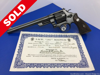 Smith Wesson 357 Registered Magnum 8 3/8 *1 OF LESS THAN 5,500 EVER MADE*