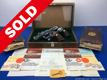 1985 Colt BOA .357 Mag *EXTREMELY RARE COMPLETE SET w/ FACTORY LETTER*