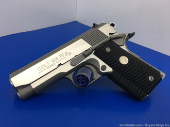 1997 Colt MKIV Officers Series 80 .45 Acp Stainless *RARE ENHANCED MODEL*