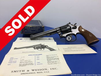 1960 Smith Wesson 17 K-22 Masterpiece .22 LR 6" *AMAZING DOUBLE ACTION*