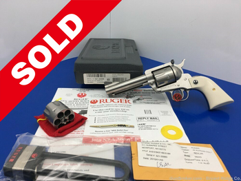 2015 Ruger New Model Blackhawk .45 Colt Stainless *AMAZING DUAL CYLINDER*