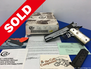 1992 Colt El Teniente .38 Super Blue Lew Horton *1 OF ONLY 400 EVER MADE*