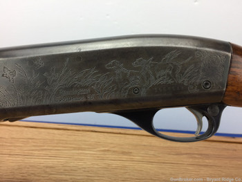 Remington Sportsman 58 20ga Blue 20" IC *SCROLL ENGRAVED GAME SCENES*