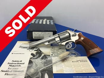 1986 Smith & Wesson 657 .41 MAG Stainless 6" *1ST YEAR OF PRODUCTION MODEL*