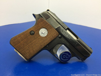 1971 Colt Automatic .25 Acp Blue 2" *AMAZING SEMI-AUTO COLT*