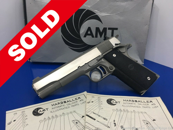 AMT Government Combat Model .45 Acp Stainless *AWESOME SEMI-AUTO*