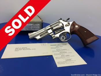 1980 Smith Wesson 27-2 .357 Mag 4" *RARE NICKEL 3T'S MODEL*