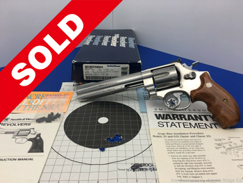 1993 Smith & Wesson 629-3 .44 MAG 6.5" *GORGEOUS CLASSIC DX STAINLESS*