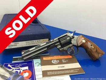 2003 Colt Python Elite Royal Blue 6" *ULTRA RARE LIMITED PRODUCTION* CCS