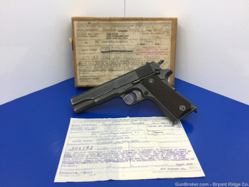 1918 Colt Ithaca 1911 .45acp EXTRAORDINARY DECOMMISSIONED MILITARY 1911A1*