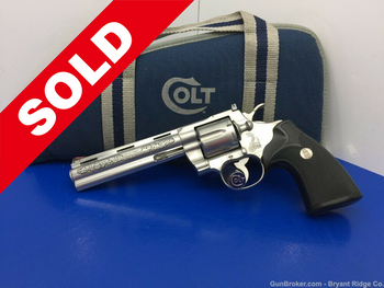 1984 Colt Python Silver Snake 6" *ULTRA RARE 1 OF ONLY 250 EVER MADE*