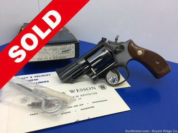 1970 Smith Wesson 19-3 .357 Mag Blue *RARE 2.5" BARREL* *PINNED & RECESSED*