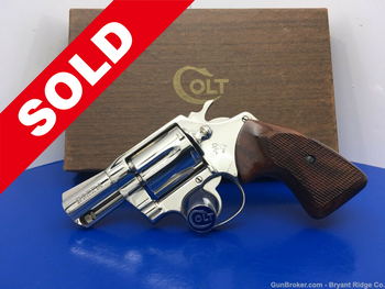 1977 Colt Cobra .38 Special Nickel 2" *AWESOME SECOND ISSUE MODEL*