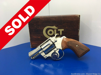 1976 Colt Cobra .38spl 2" RARE Nickel Model *GORGEOUS SECOND ISSUE MODEL*