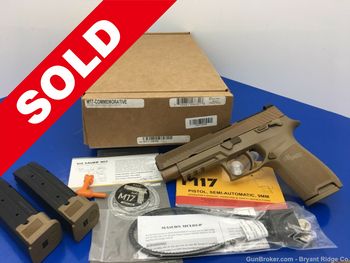 2018 Sig Sauer M17 9mm Coyote Tan 4.7" *1 OF 5000 EVER MADE*