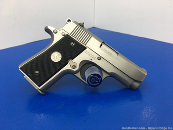 1996 Colt Mustang .380 ACP Stainless 2.75" *EXTREMELY RARE COLT PONY*