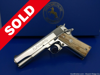 1997 Colt El Centauro .38 Super *1 OF 350 MADE - ULTIMATE BRIGHT STAINLESS*