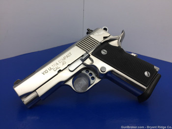 Springfield Armory V10 Ultra Compact .45 Acp 3.5" STUNNING BRIGHT STAINLESS