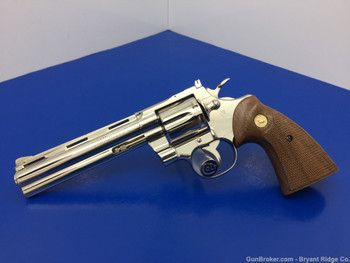 1960 Colt Python .357 Mag Nickel 6" *ULTRA RARE EARLY PRODUCTION EXAMPLE!*
