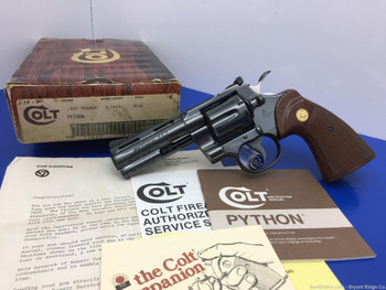 1981 Colt Python .357 Mag Royal Blue *EXTRAORDINARY FACTORY NEW OLD STOCK*