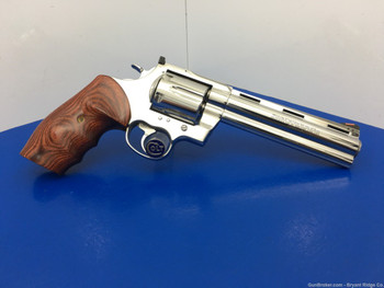 1991 Colt Anaconda .44 Mag 6" *BREATHTAKING BRIGHT STAINLESS FINISH*