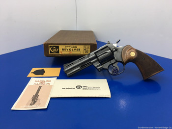 1968 Colt Python .357mag Royal Blue *ULTRA RARE EARLY 2nd GENERATION SNAKE*