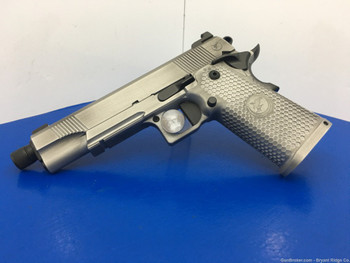 2020 Nighthawk Customs GRP 9mm Brushed Nickel 5" *INCREDIBLE SEMI-AUTO*