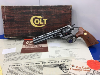 1985 Colt BOA *ULTRA RARE LEW HORTON* .357mag 6" *CONSECUTIVE MATCHED PAIR*