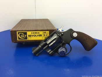 1967 Colt Cobra .38 Special Blue 2" *INCREDIBLE FIRST ISSUE MODEL* Amazing!