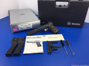 1997 Beretta 92FS 9mm Black 7.25" *COMPETITION CONVERSION KIT MODEL*