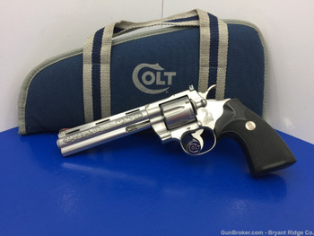 1984 Colt Python Silver Snake 6" *ULTRA RARE 1 OF ONLY 250 EVER MADE*