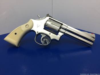 1993 Smith & Wesson 686 .357 Mag 4" *BREATHTAKING BRIGHT STAINLESS*